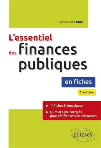 Télécharger L'essentiel des finances publiques en fiches - 2e édition Francais PDF