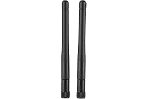 DENASH 2PCS Dual Band WiFi Antenna, Network Card Antenna Dual Band WiFi Router High Gain SMA Interface Wireless Network Card External Antenna(2DBi)