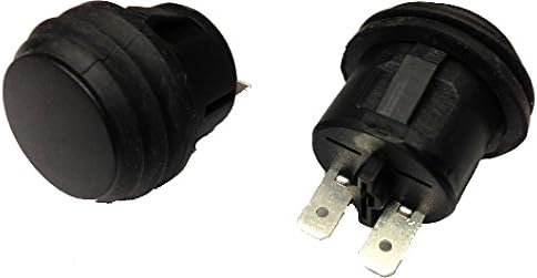 12V Non Illuminated On / Off Latching Push Switch With Splash Proof Seal K480