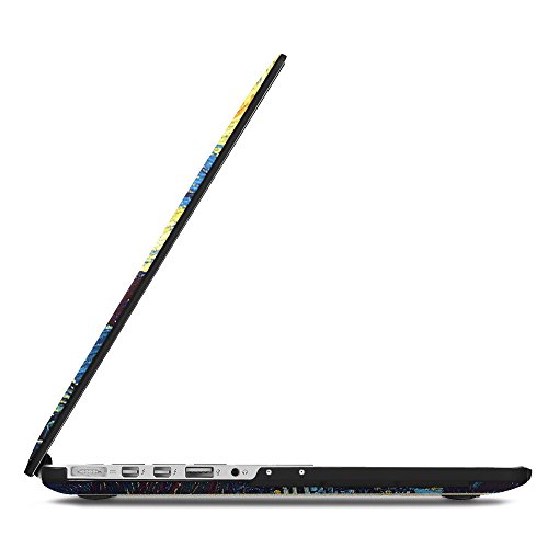 Fintie MacBook Air 13 Hülle Case – Ultra Slim Hochwertige Kunstleder Coated Hard Shell Schutzhülle Tasche für Apple MacBook Air 13.3″ (A1466 / A1369) , Sternennacht - 6