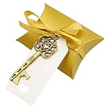 ✿Package enthalten: 1 Satz ruiruiNIE Vintage Schlüssel Flaschenöffner Papier Tags Candy Bag Hochzeit Souvenirs Gefälligkeiten Festliche Party Supply-A1#