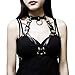 Produktbild XWBO Damen Brust Harness Bra Body Brustgeschirr Neckholder Halsband Gothic Punk Kostüm Cosplay Leder Körper Bandage Hüftgurt