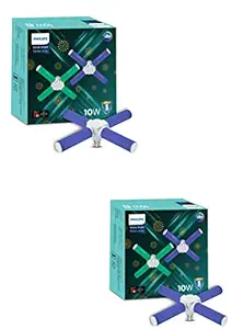 PHILIPS 10-Watts B22 Blue Radial LED Bulb(Pack of 2)