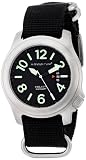 MOMENTUM Herren Sportuhr | Steelix Nylon Adventure Sports Watch | Edelstahl Armbanduhren für Männer | Analoge Uhr mit japanischem Uhrwerk | Wasserdicht (200M) Klassische Armbanduhr - Schwarz