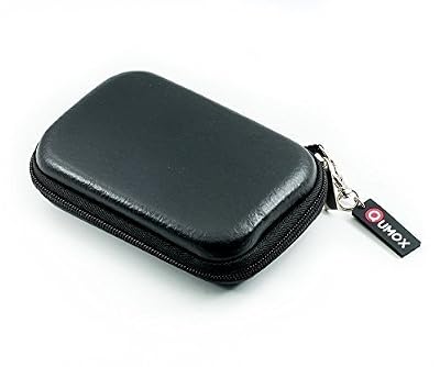 QUMOX Noir 2.5 disque dur étui en cuir / Case sac pour disque dur externe