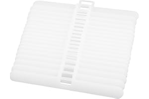 Tabanzhe 3.5inch 89mm Vertical Blind Repair Kit - Spare Parts for Bottom Weights, Top Hangers, and Bottom Chain, Vertical Hanging Venetian Blinds Accessories (20Pcs, White)