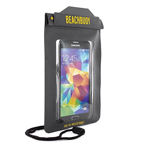 Custodia Impermeabile Trasparente BeachBuoy per Cellulari / Smartphone / iPhone / iPod / Fotocamere - Garantita fino a 5 metri di profonditÃ 