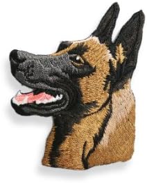 Embroidered Iron On / Sew On Patch Malinois
