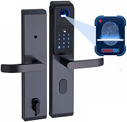 Security Biometric Fingerprint Smart door lock Digital Keyless Digital Locks Keypad Lockset,Reversible Handle-A