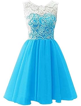 LSERVER-Mädchen Kinder Kleider Festlich Brautjungfern Kleid Prinzessin Hochzeit Party Kleid Spitze Spleiß Chiffon...