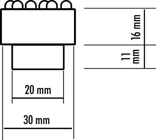 Quellsteinbeleuchtung Seliger® Quellstar 600 LED Leuchteinheit blau - 3