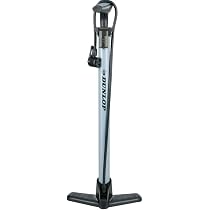 Pompe à Vélo Dunlop – Sur Pied, 3 Valves (Schrader, Presta, Dunlop), Adaptateur Ballon/gonflable, Stable, Compatible Voiture