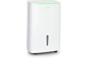 Klarstein Deumidificatore Elettrico Casa per Muffa e Umidità Silenzioso, Portatile Smart, per Ambiente, Professionale, a Basso Consumo, WiFi 40L con Display LED