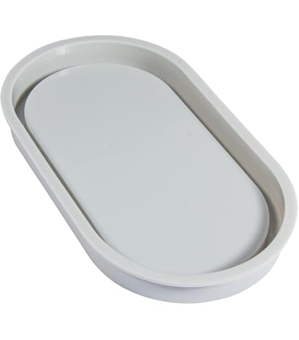 Moule En Silicone Rond Pour Plateau Résine – Diamètre 17.2 Cm, Bord Relevé | Pour Dessous De Verre, Plateau Fruits DIY - 12