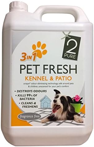 2Pure Pet Fresh Kennel & Patio | Multi Purpose Cleaning Fluid | 5L Concentrate