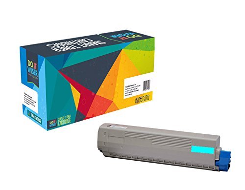 Doitwiser Toner 4-Farben-Set kompatibel für Okidata C822 Oki C822dn C822n - 3