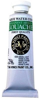 Artists' Gouache Opaque Watercolor Paint (Set of 2) Size: 1.25 oz, Color: Raw Sienna by Da Vinci Paints
