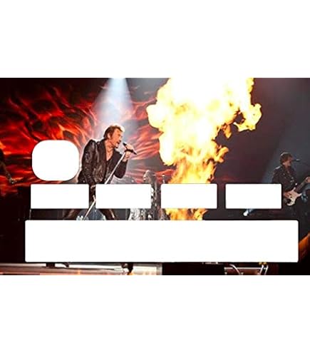 Stickers Hommage Johnny Hallyday Pour Personnaliser Ta Carte Bancaire - Adhésif Repositionnable