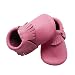 Baby Tassel Soft Leather Shoes boys girls sandal Infant Kids Crib Toddler First Walkers Moccasin pink