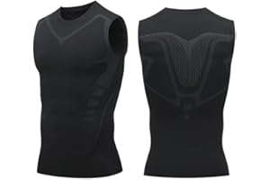 FONCBIEN Débardeurs Homme Sport, Nouvelle Vêtements de Port pour Homme Confortable Compression Gynécomastie Gilet Amincissant Homme