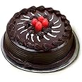 Ghasitaram Gifts Express Delivery Fresh Eggless Cream Cake Dutch Truffle 500 GMS |Fresh Cake,Birthday Cake,Anniversary Cake, Gift for Her,Him,Valentine,Christmas,Mothers Day, Fathers Day|