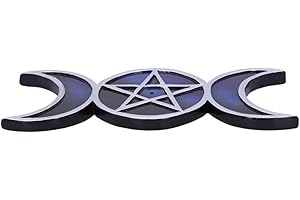 Ro Rox Nemesis Now Bruciatore di Incenso Lunar Trinity (1 Pezzo) 21,5 Cm | Gotico Wicca Moon Home Decor Idea Regalo Stregoneria