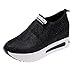 Produktbild Turnschuhe Damen, Frauen Freizeitschuhen Wild Sneaker Sportschuhe Plateauschuhe Bequeme Schuhe Slip On Stiefeletten Plattform Sportschuhe Frühling Herbst Slipper,ABsoar
