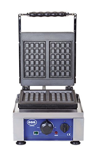 Preisvergleich Produktbild Waffeleisen für 2 Waffeln, 300x320x300mm, Brüsseler Platte