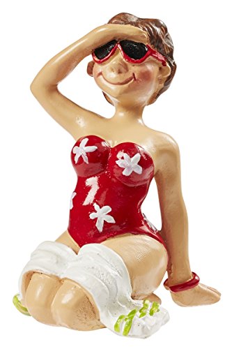 Bade-Urlauberin, 6 cm