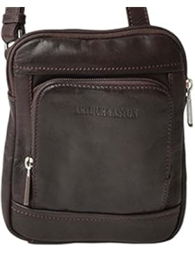 Arthur et aston , Herren Schultertasche braun braun