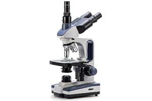 SWIFT SW350T 40X-2500X Microscope Composé Trinoculaire Professionnel avec oculaire Grand Champ, qualité de Recherche pour Lab, grossissement,caméra-Compatible
