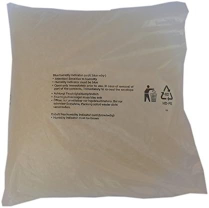 Disidry - 4 kg. bulk WHITE silica gel in HDPE bags - AMORPHOUS CRYSTALS (desiccant, Absorb renewable) – MFD Free