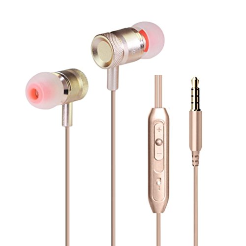 Preisvergleich Produktbild Zolimx In Ear 3,5mm Super Bass Kopfhörer (Gold)