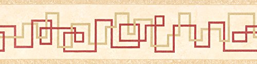 A.S. Création selbstklebende Bordüre Only Borders 9 Borte beige rot 904218