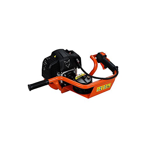 FUXTEC Benzin Erdbohrer FX-EB152 mit 3 PS, inkl. 3 Bohraufsätzen 100 / 150 / 200 mm und einzigartigem Ölkontrollfenster Erdlochbohrer Pfahlbohrer - 9