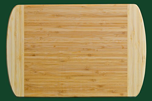 #1 Bio-Bambus Holz Schneidbrett und Käseplatte mit Rille*extra groß und stabil(46x32x1,9cm)*perfektes Hochzeitsgeschenk oder Einweihungsgeschenk*nachwachensender Rohstoff*100%Natur* - 4