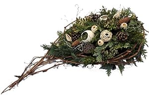 Flora Trans Trauergesteck Friedhof Träne der Erinnerung- Grabgesteck Totensonntag u, Allerheiligen