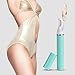 Bikini Trimmer Shaver, Euph Portable Electronic Heating Wire Lady Trimmer for Bikini Area with Rotatable Mirror (Aqua)