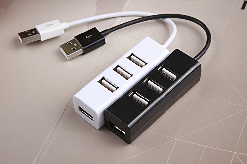 Premium 4-Port-Anschlüsse USB-Hub Erweiterung High Speed USB 2.0 Multi-USB-Naben-Teiler-Schalter-Leitung Adapter-Kabel für PS3, Xbox, Wii, PC, MAC, Laptop, Notebook, Macbook, NetBook, Tablet, Tab, Unterstützung für Windows Vista / 7 / Mac – Part Of The Crazy4fones Zubehör Bereich - 2