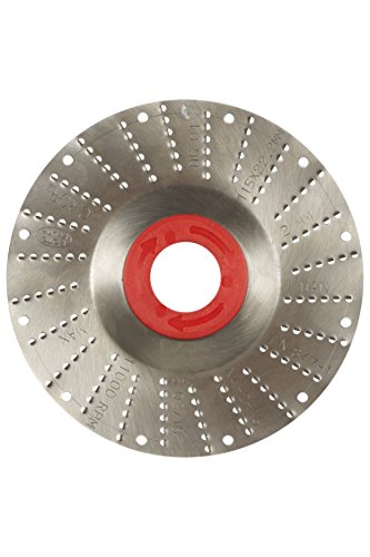 Rotoraspel Ø 115mm (Klinge 2 ; Mittel) Schleifscheibe 115x22mm für Holz,Kunststoff,Gummi - 2