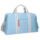 Pepe Jeans Yoga Bolsa de Viaje, 51 cm, 30.6 litros, Azul