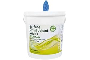 EcoTech EBSD500QF Surface Disinfectant Wipe, Food Safe Blue Diamond (Pack of 500)