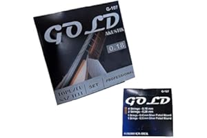GOLD 0,18 Topuzlu Baglama Saz Teli Kisa Sap. Acier inoxydable, Instrument à Cordes Musical, Mandoline, Légère