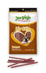 Jer High Liv Stix Dog Treats (100 g) Pack of 5