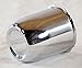 Price comparison product image 3.195 in Chrome Plated Closed End Trailer Wheel Center Cap by GBC Motorsports