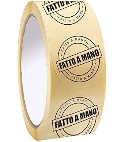 500 Stickers Rotondi Kraft - Etichette Adesive 4cm Per Regali, Barattoli, Matrimoni (8 Disegni Floreali)
