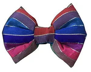 For The Fur Kids Rang Birangi Dog Bow Tie for Festivals and Weddings