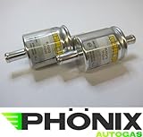 E20 67R de 010703 Phönix Auto Gas 2 x 12 mm de filtro 12 mm LPG Gas filtro para KME Stag etc. (4,45 Euro/pieza)