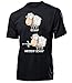Produktbild Schaf Messer Schaf 5952 Wortspiel zweideutig Herren Fun-T-Shirts Schwarz XL