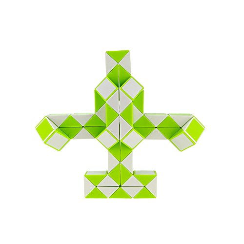 Wings of wind - High Quality 72 Section Magic Ruler Spherical Magic Snake Twist Puzzle (Green)